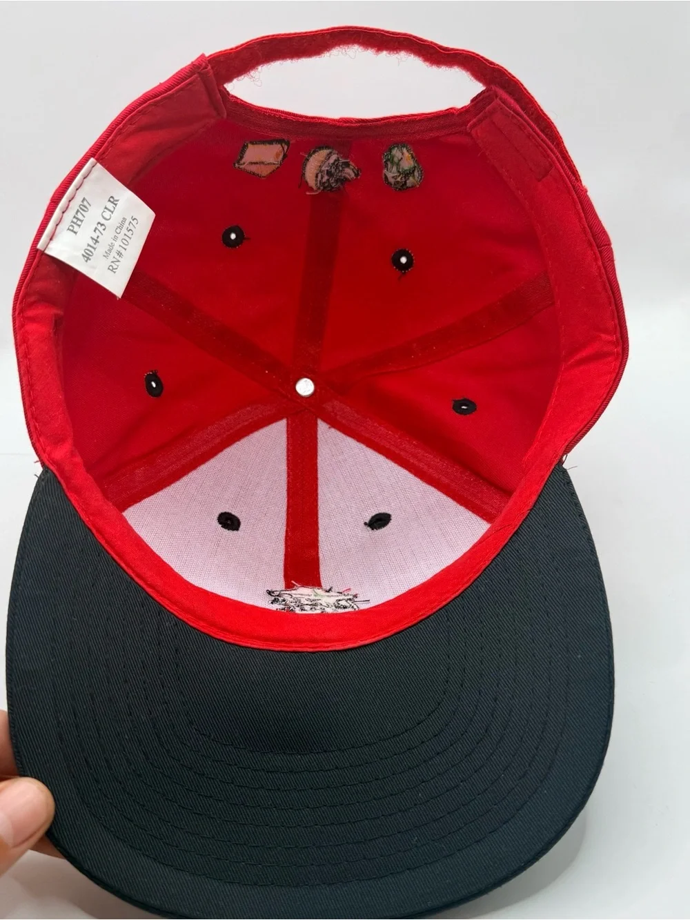 Pizza Hut Hat Red Black Brim Adjustable Uniform Cap